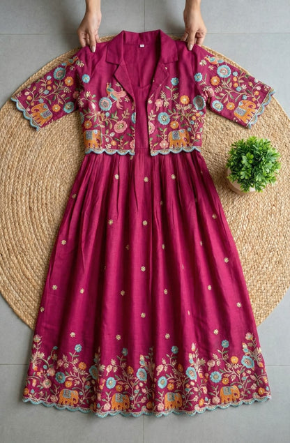 Designer Dress - with hand work