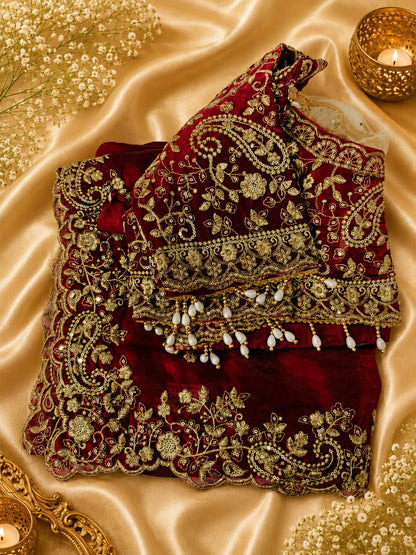 Space Silk saree - With ready made blouse