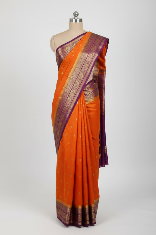 Saree Draped on Mannequin
